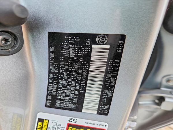 2021 TOYOTA CAMRY