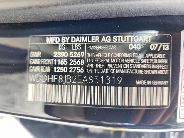 2014 MERCEDES-BENZ E
