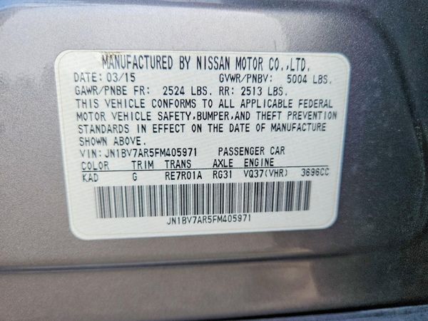 2015 INFINITI Q50