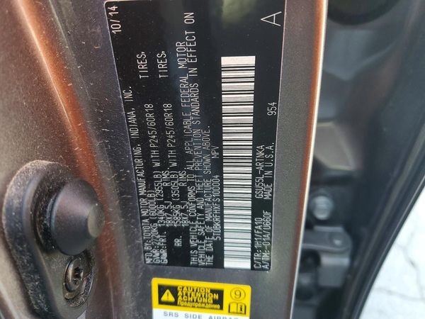 2015 TOYOTA HIGHLANDER Base/Hybrid
