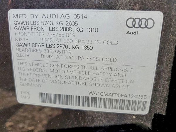 2014 AUDI Q5