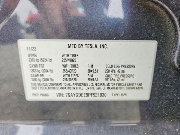 2023 TESLA MODEL Y