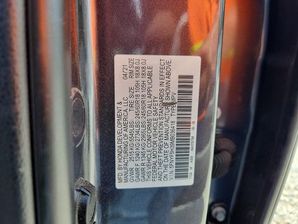 2021 HONDA PILOT