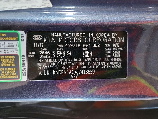 2018 KIA SPORTAGE QL