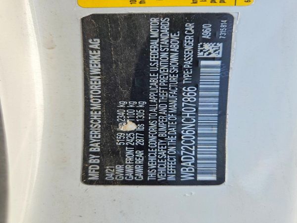 2022 BMW 840I
