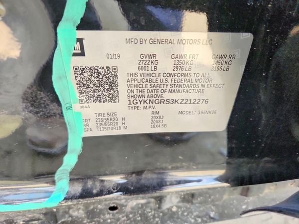 2019 CADILLAC XT5 Platinum