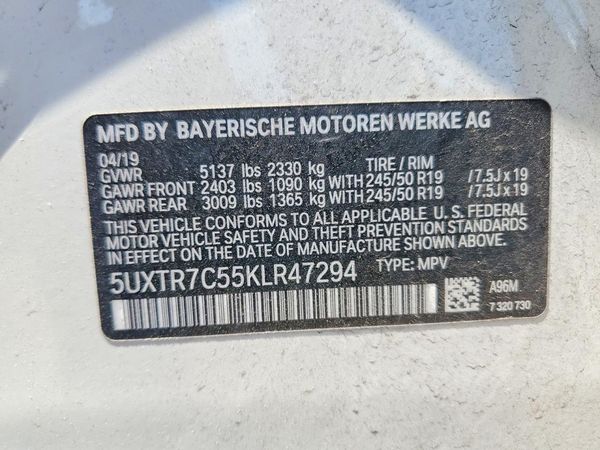 2019 BMW X3 sDrive30i