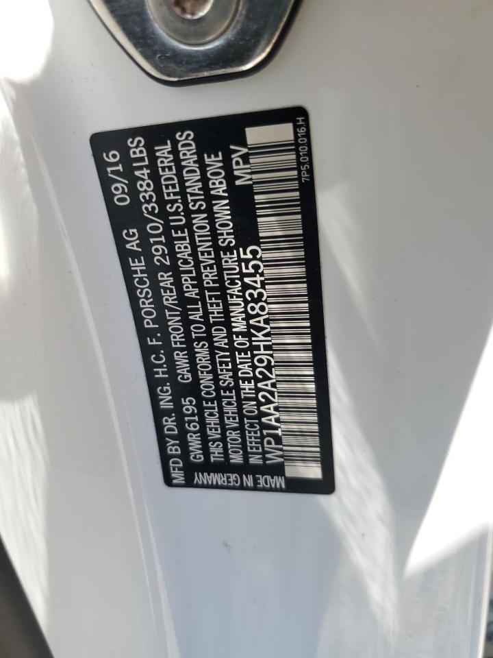 2017 PORSCHE CAYENNE