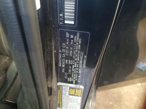 2022 KIA FORTE