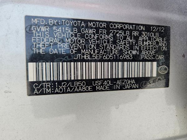 2013 LEXUS LS 460