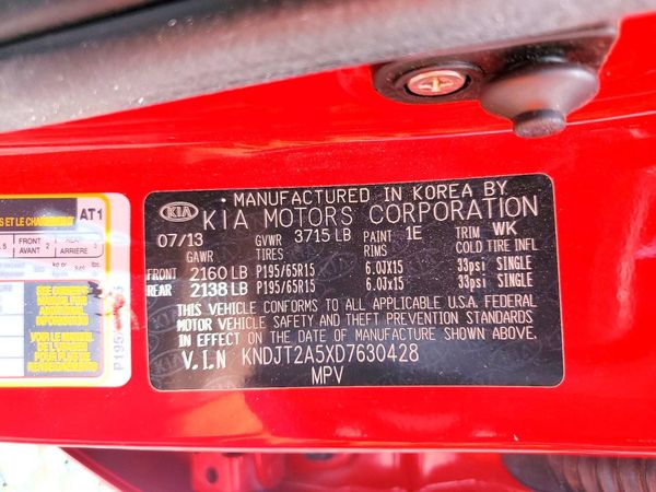 2013 KIA SOUL All Trims