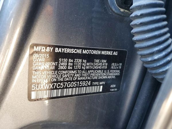 2016 BMW X3 xDrive35i