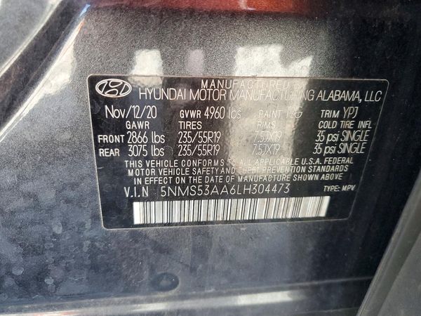 2020 HYUNDAI SANTA FE