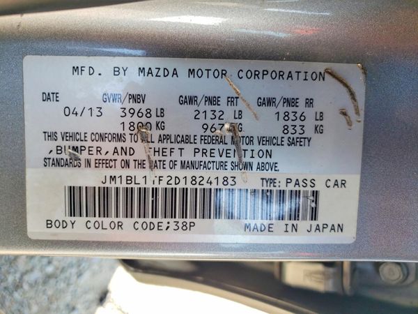 2013 MAZDA 3 SV/Base
