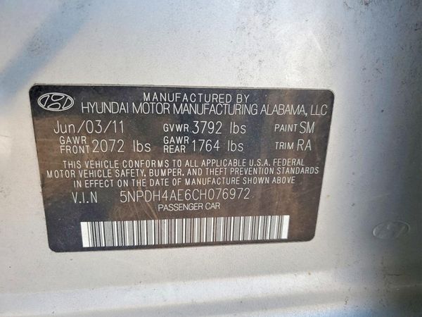 2012 HYUNDAI ELANTRA GLS(Middle grade)