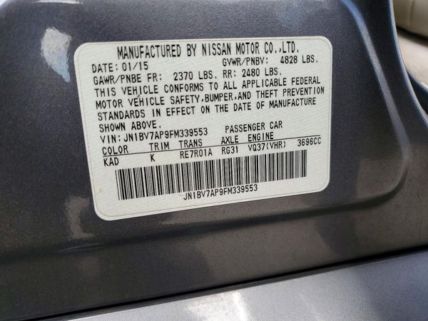 2015 INFINITI Q50