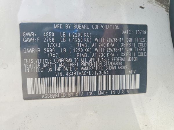 2020 SUBARU OUTBACK Base