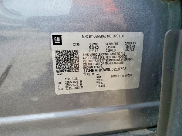 2020 CHEVROLET TRAVERSE
