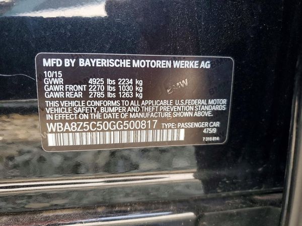 2016 BMW 328 GT