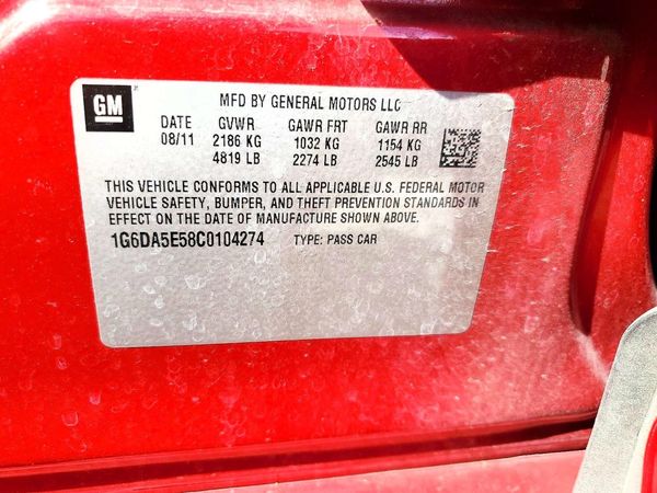 2012 CADILLAC CTS Base