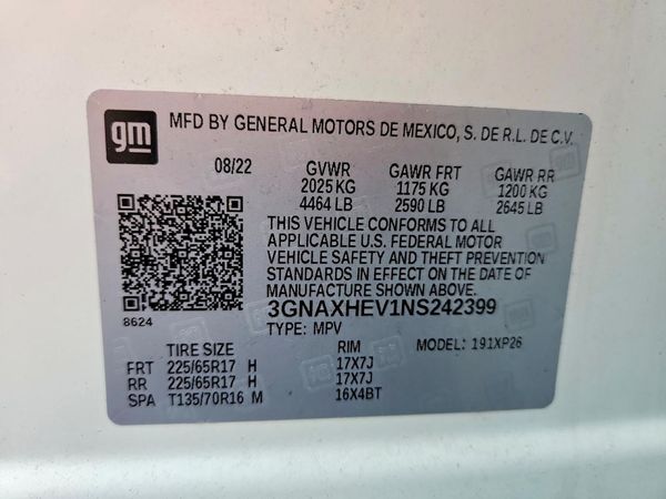 2022 CHEVROLET EQUINOX LS