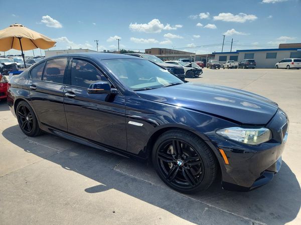 2014 BMW 5 SERIES — Passenger 3/4