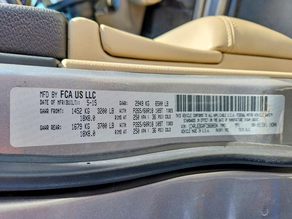 2015 JEEP GRAND CHEROKEE LIMITED 4X2