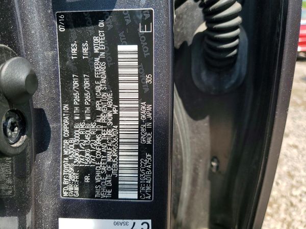 2016 TOYOTA 4RUNNER