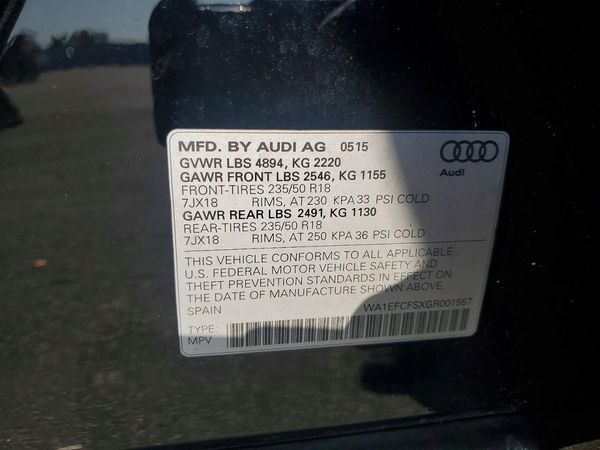 2016 AUDI Q3 quattro Premium Plus
