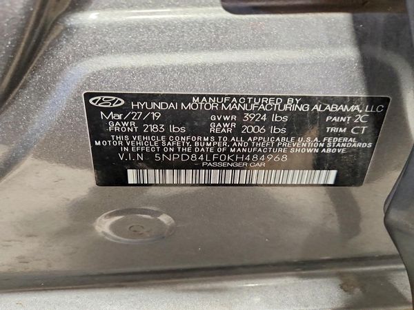 2019 HYUNDAI ELANTRA