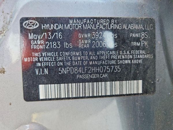 2017 HYUNDAI ELANTRA