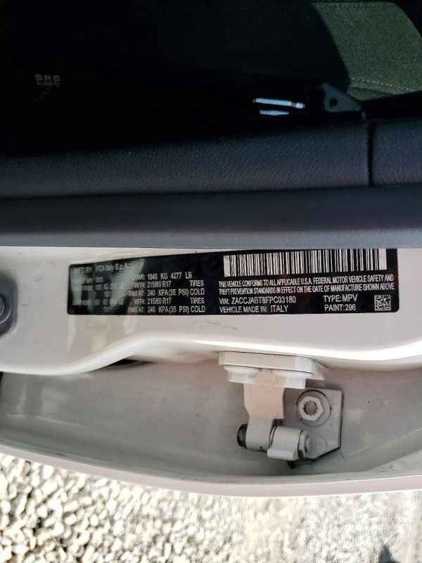 2015 JEEP RENEGADE LATITUDE 4X2