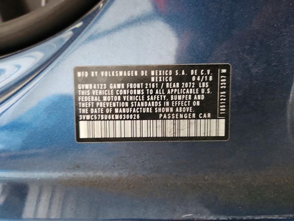 2019 VOLKSWAGEN JETTA S, SE, R-Line