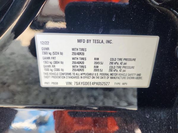 2023 TESLA MODEL Y
