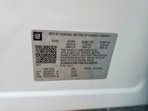 2019 CHEVROLET EQUINOX LS