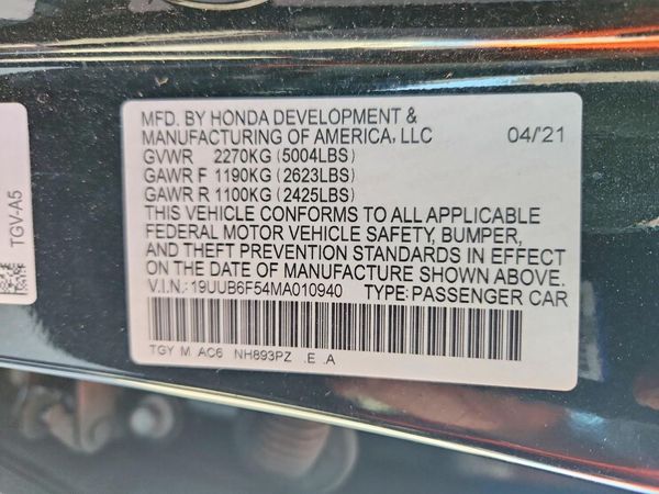 2021 ACURA TLX TLX SH-AWD TECH A