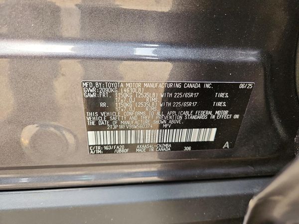 2025 TOYOTA RAV4