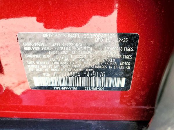 2026 SUBARU OUTBACK Limited