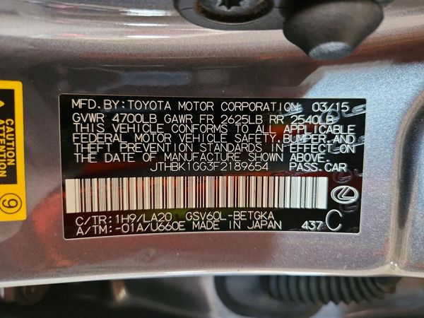 2015 LEXUS ES 350