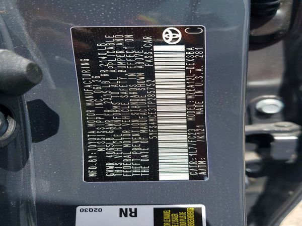 2026 TOYOTA COROLLA SE
