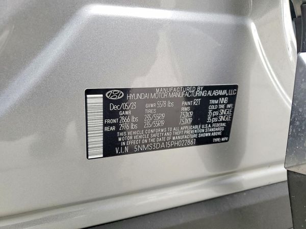 2023 HYUNDAI SANTA FE SEL Premium — VINS
