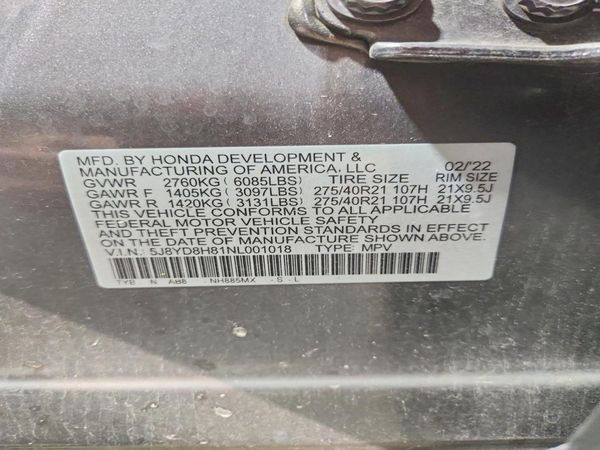2022 ACURA MDX Type S