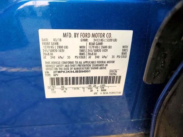 2018 FORD EDGE