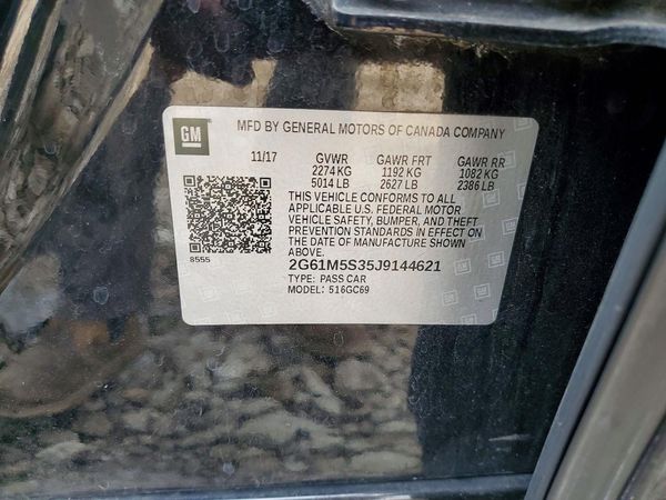 2018 CADILLAC XTS