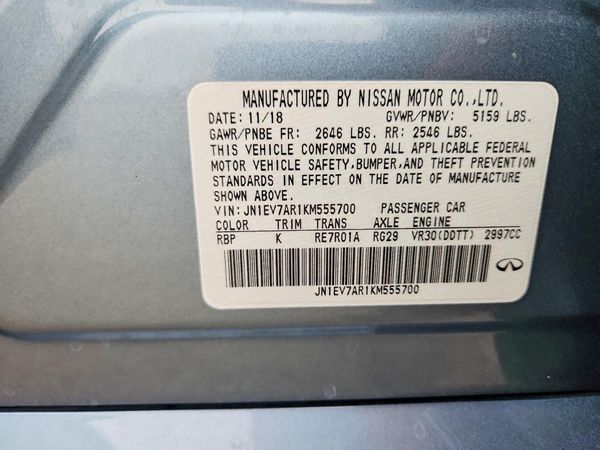 2019 INFINITI Q50
