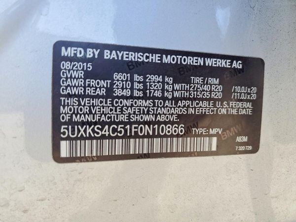 2015 BMW X5 xDrive35d