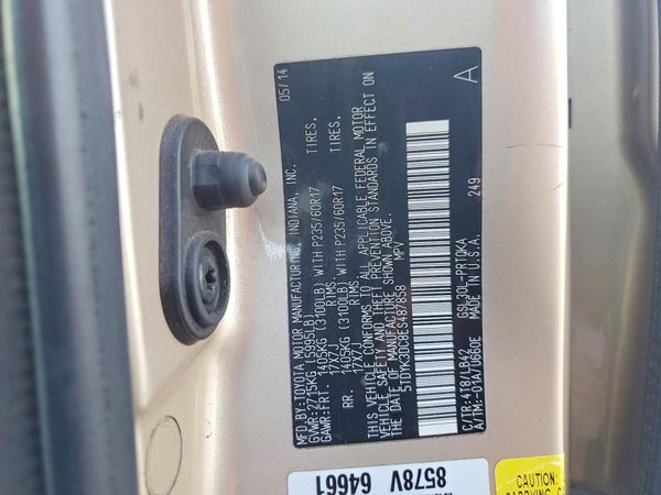 2014 TOYOTA SIENNA
