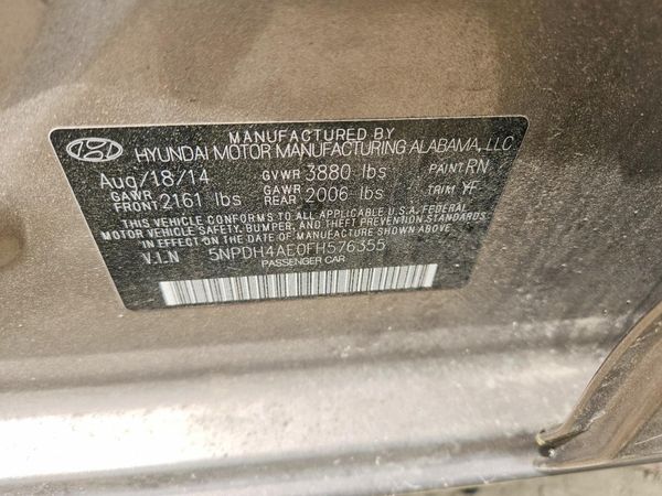 2015 HYUNDAI ELANTRA