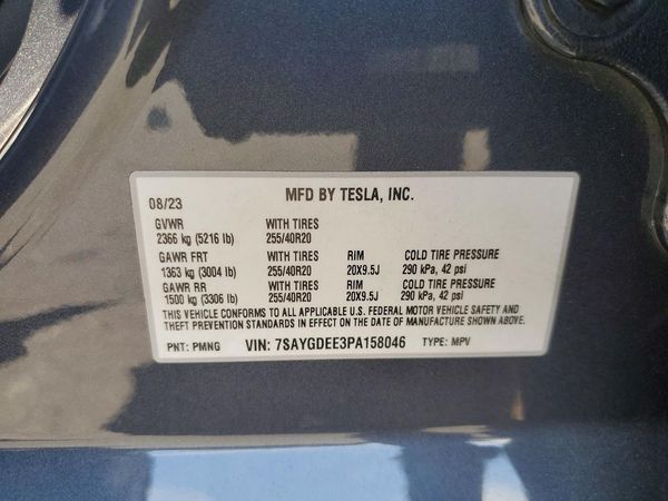 2023 TESLA MODEL Y