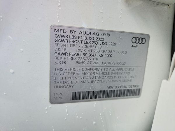 2020 AUDI Q3 quattro Premium Plus
